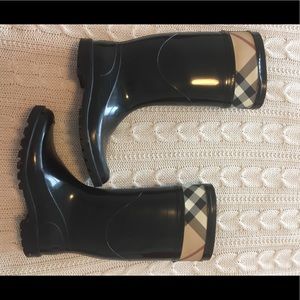 Burberry rain boots!